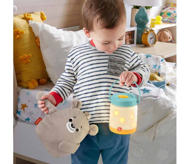 Fisher-Price Miś ze świetlikami Uspokajacz - 1013887 - zdjęcie 2